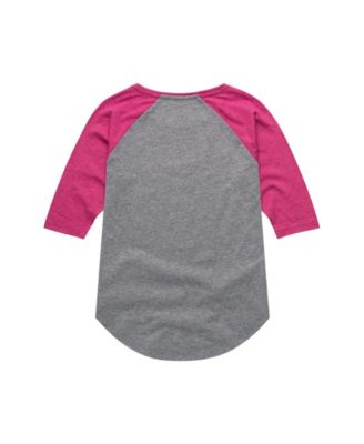 Little Girls Popular Graphic Raglan T-shirt