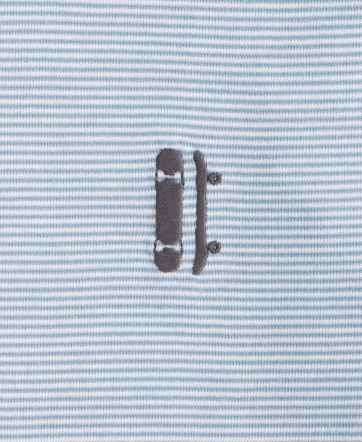 Macy's Epic Threads Little & Big Boys Skateboard Striped Short-sleeve T-shirt, Exclusively At  In Dusty Blue