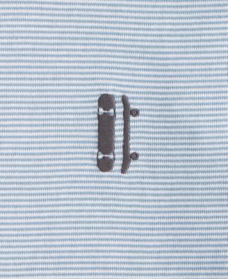 Little & Big Boys Skateboard Striped Short-Sleeve T-Shirt, Exclusively at Macy's