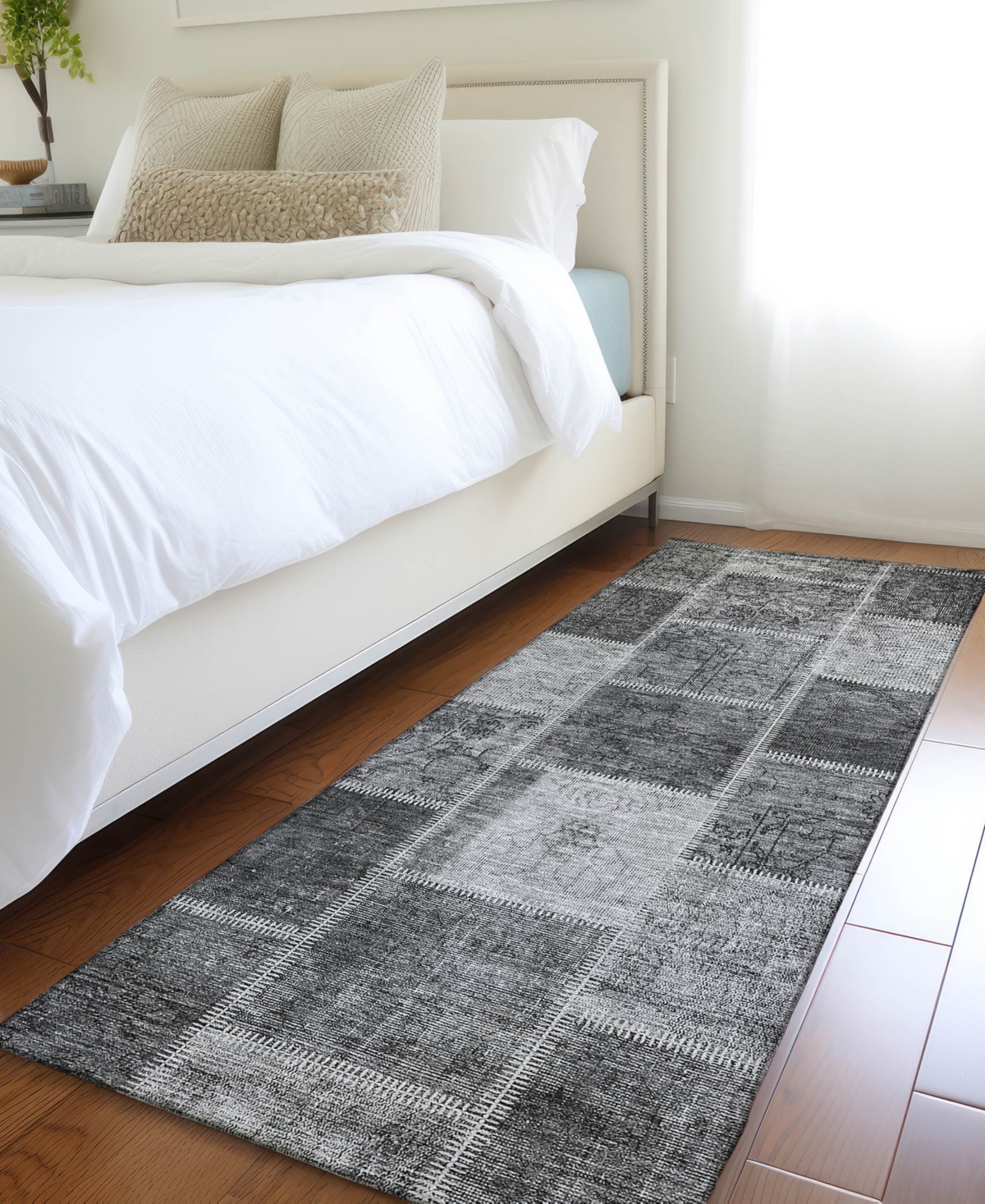 Addison Chantille Acn772 2'3''x7'6'' Runner Area Rug In Gray