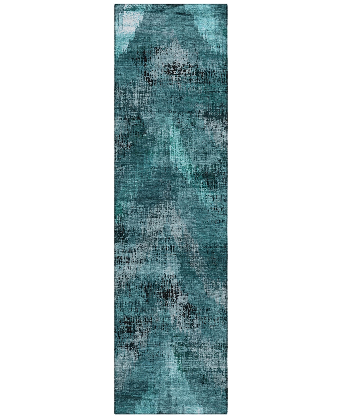 Addison Chantille Acn792 2'3''x7'6'' Runner Area Rug In Teal