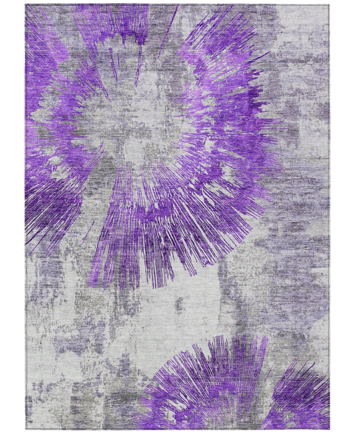 Addison Chantille Acn773 2'6''x3'10'' Area Rug In Purple