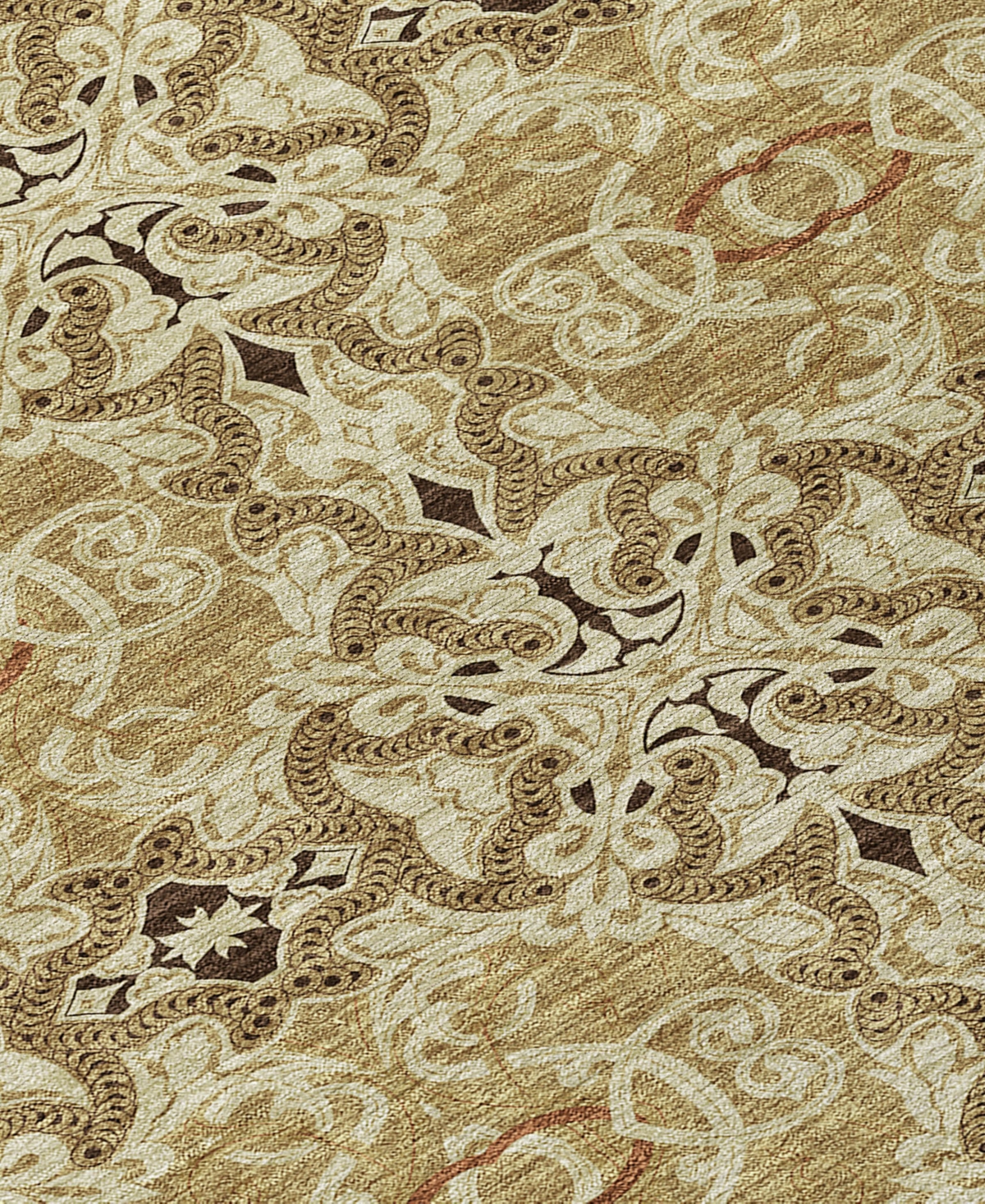 Addison Chantille Machine Washable Acn783 2'6''x3'10'' Area Rug In Brown