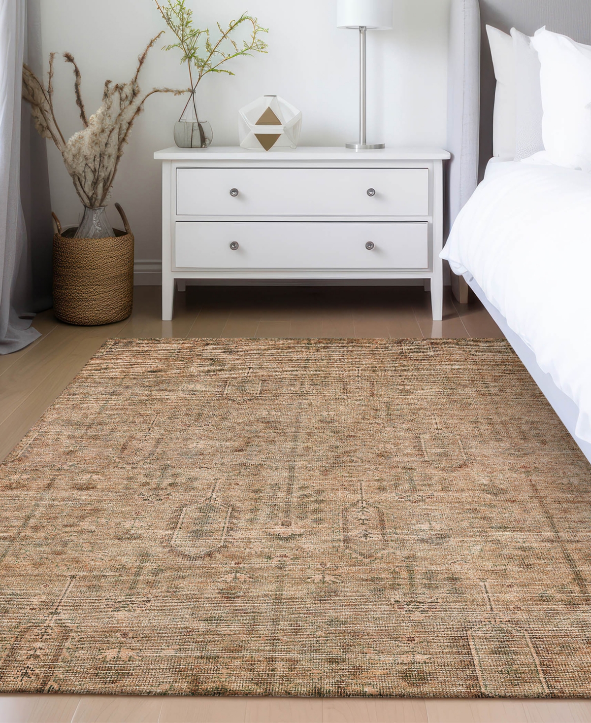 Addison Chantille Acn790 3'x5' Area Rug In Terracotta