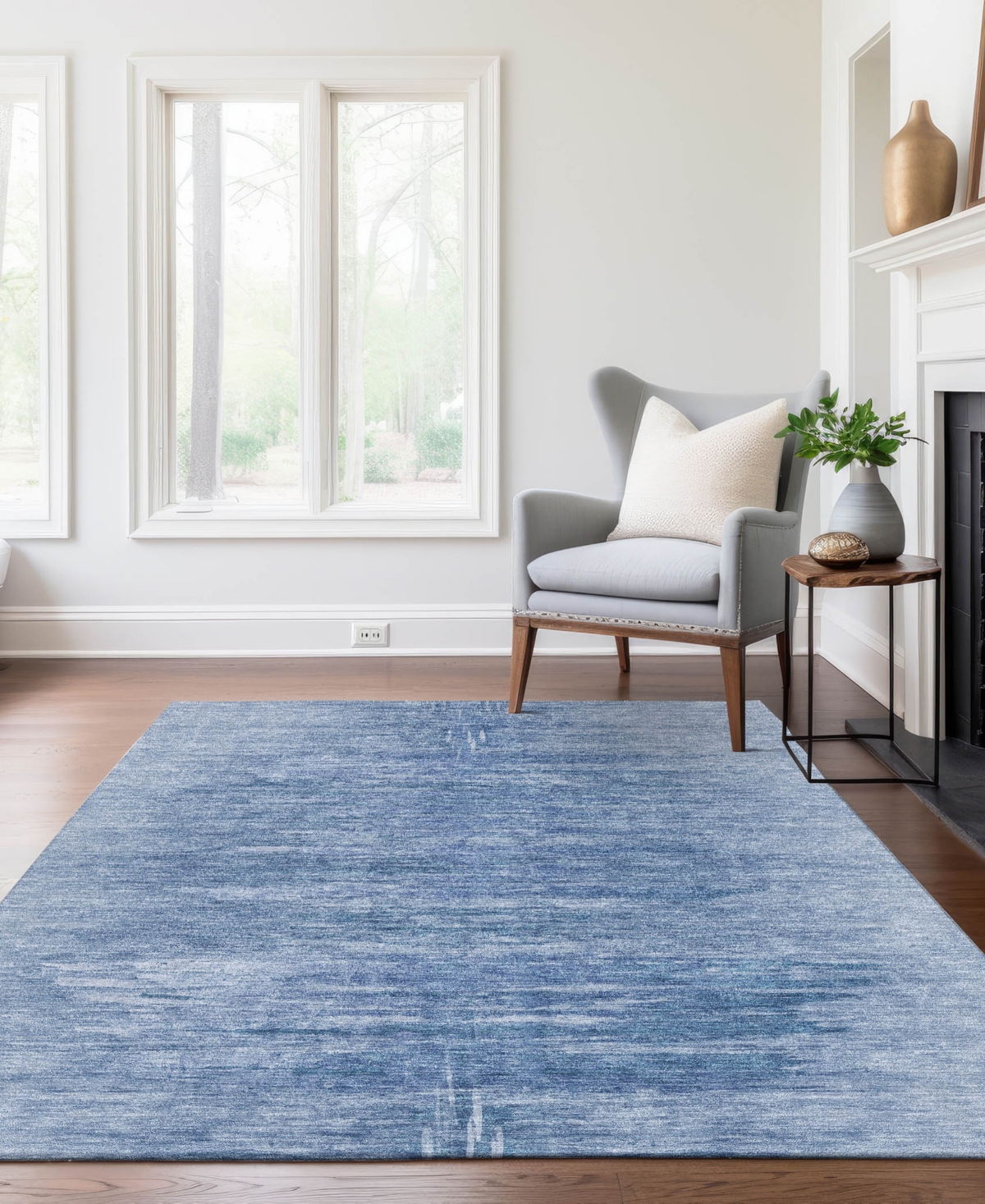 Addison Chantille Acn806 5'x7'6'' Area Rug In Blue