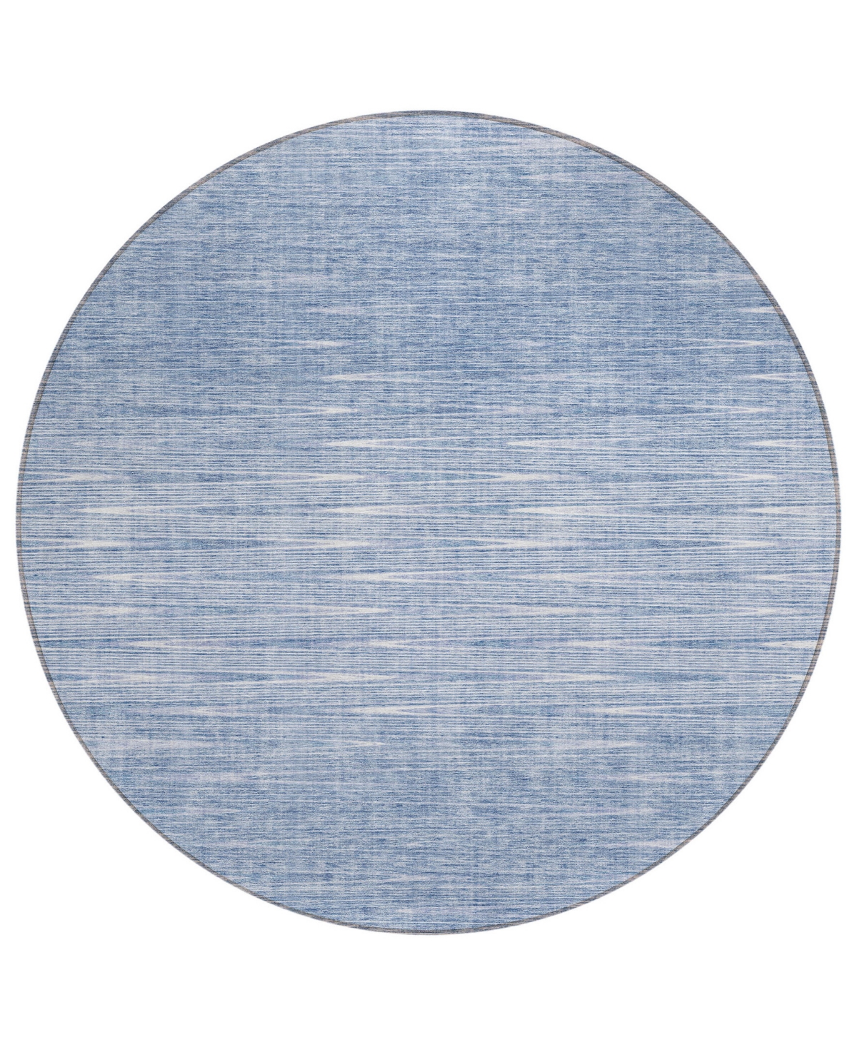 Addison Chantille Acn800 8'x8' Round Area Rug In Denim
