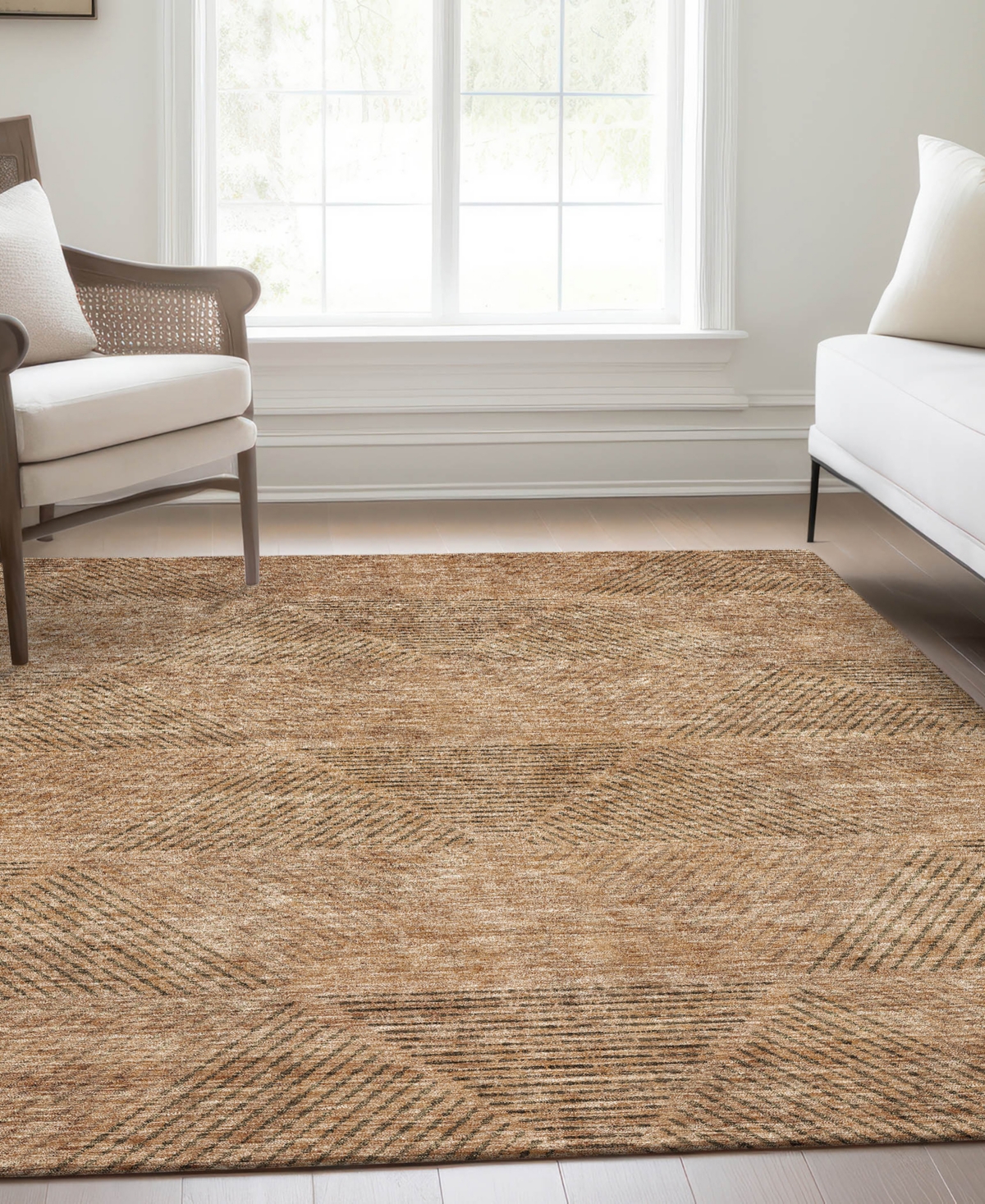 Addison Chantille Acn777 8'x10' Area Rug In Copper
