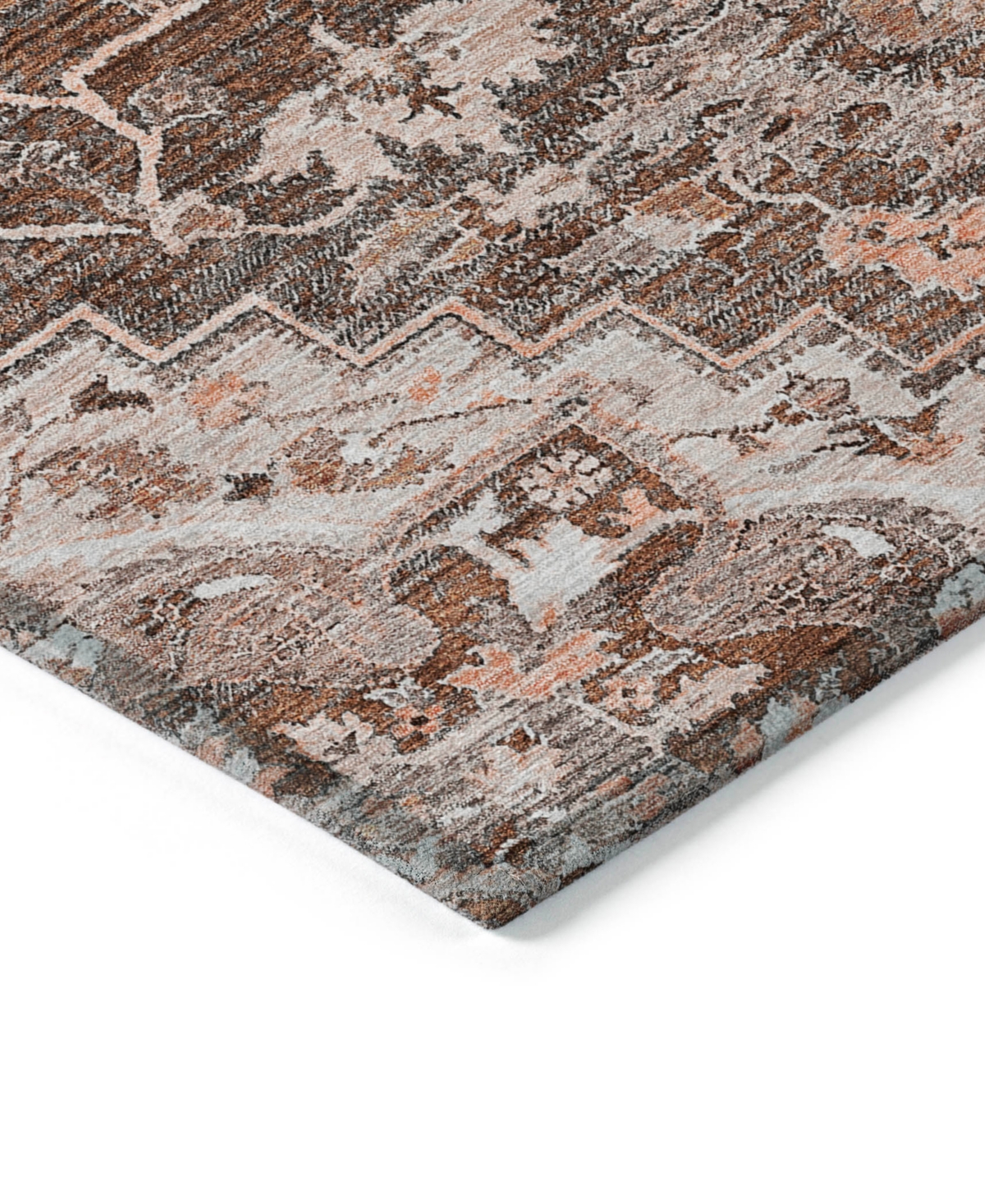 Addison Chantille Acn774 9'x12' Area Rug In Terracotta