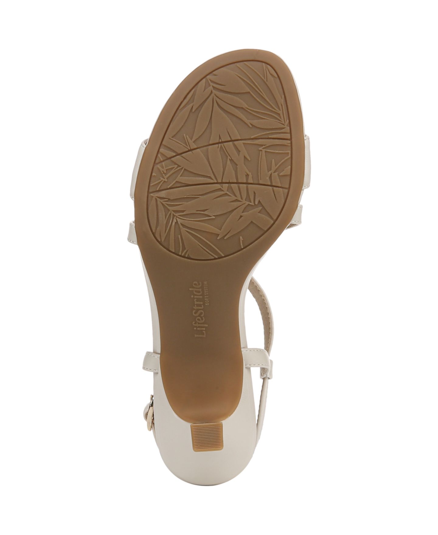 Женские сандалии LifeStride Nolita Slingback, цвет: Костяная искусственная кожа — фото 5