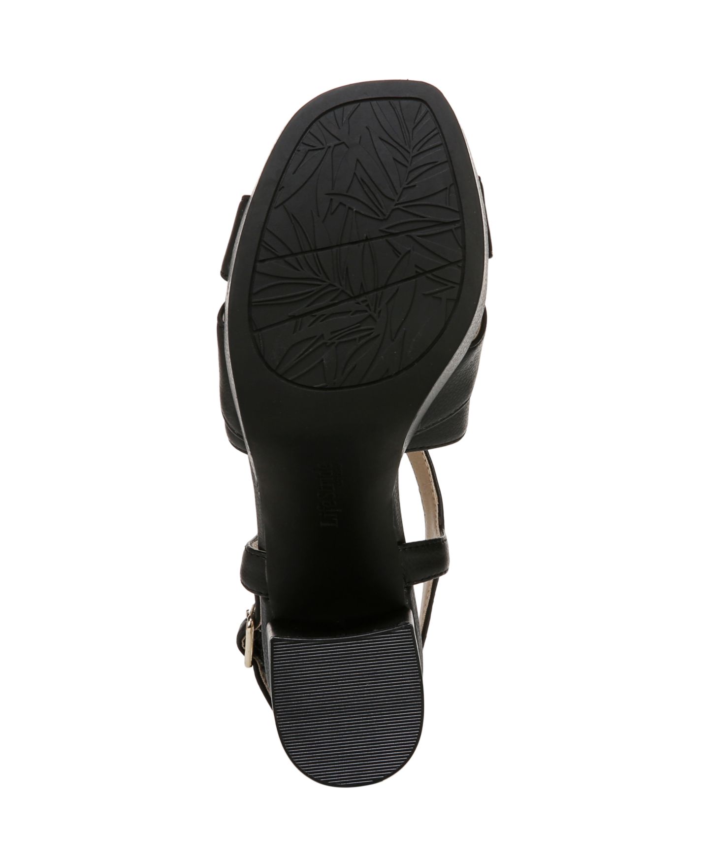Женские сандалии LifeStride Adrianna Platform Dress Sandals, цвет: Чёрная искусственная кожа — фото 5