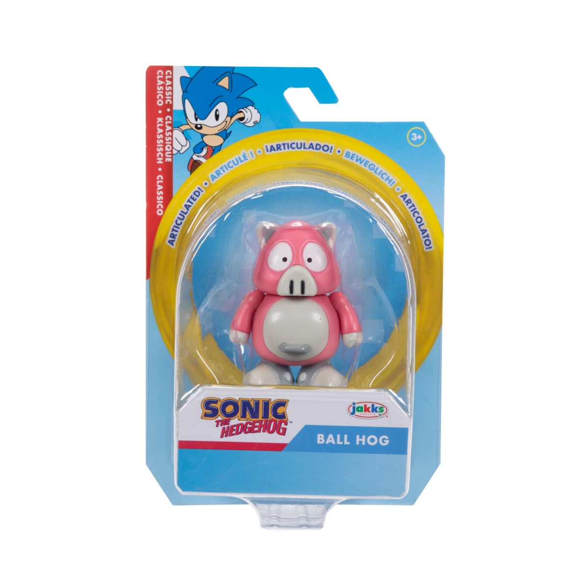 Sonic The Hedgehog 2.5" Ball Hog Collectible Action Figure In No Color