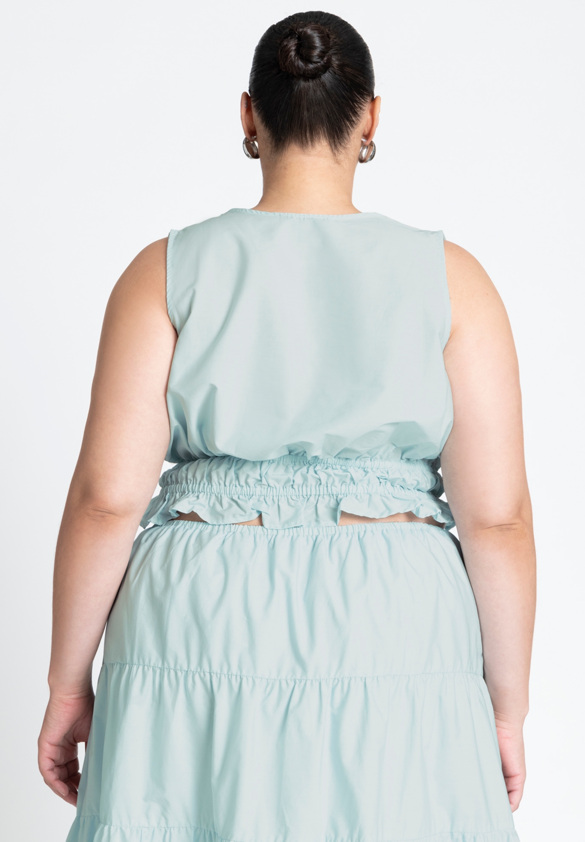 Eloquii Plus Size Shirred Top