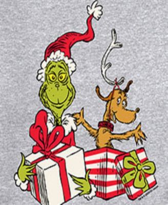 Men's The Grinch Presents Long Sleeve Fleece