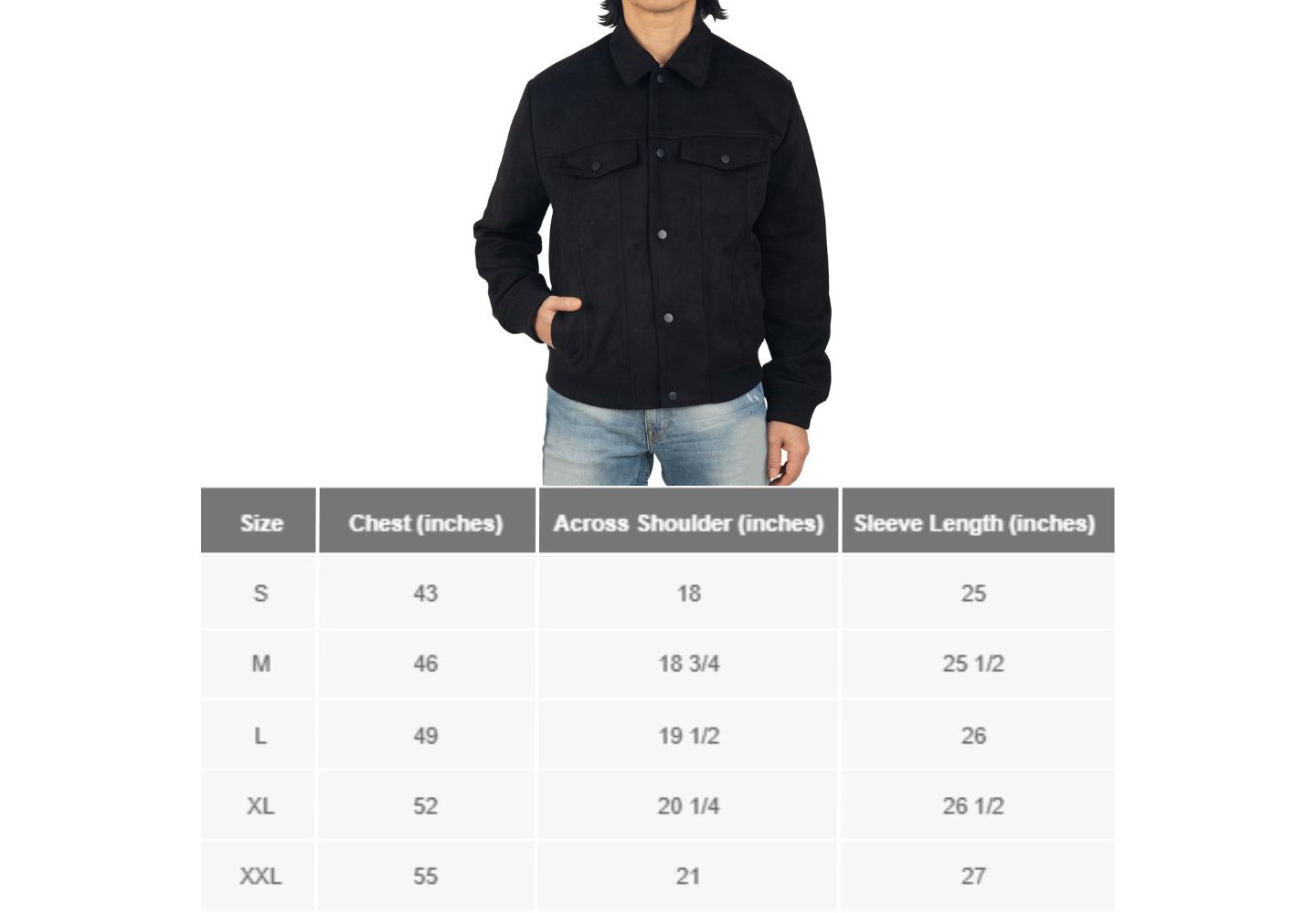 Мужская куртка Alpine Swiss Blake Suede Bomber - Lightweight Slim Fit Casual Softshell Coat with 5 Pockets, цвет: Чёрный — фото 6