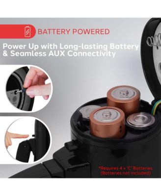 Portable Megaphone with Siren, 20 Watt Power, Aux Input for MP3, Automatic Siren, Lightweight