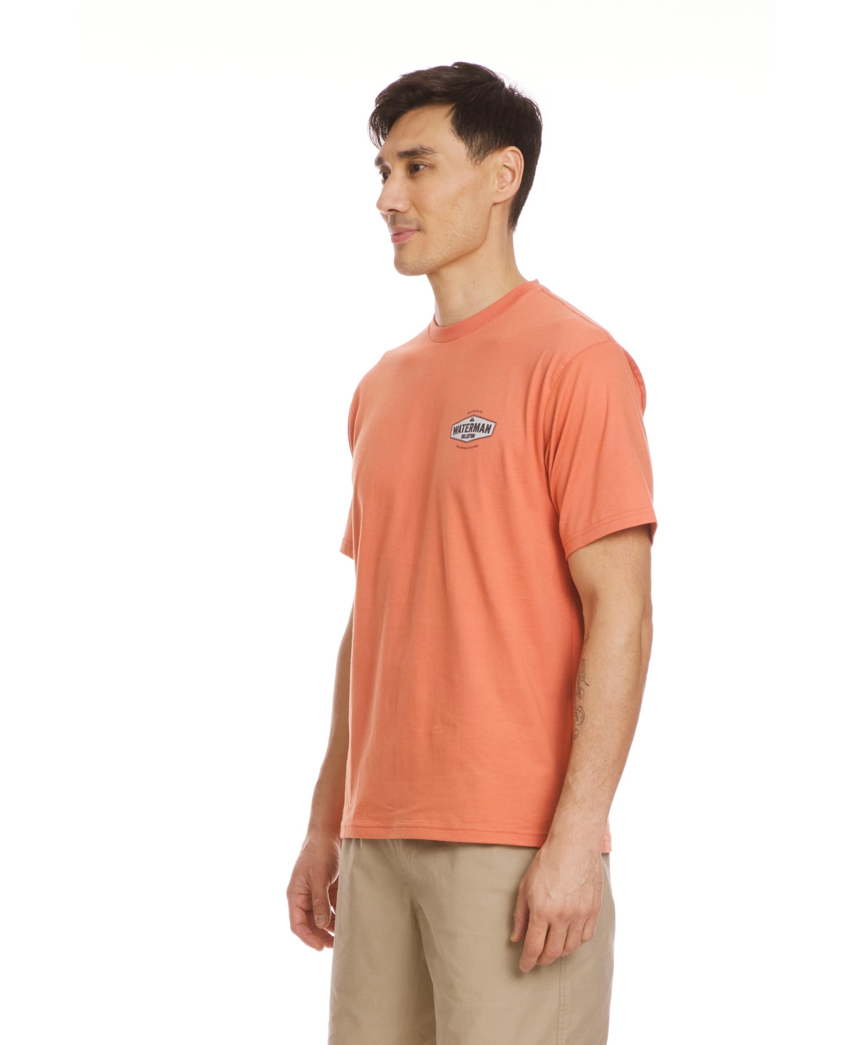 Quiksilver Waterman Men's Banner T-shirt In Apricot