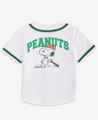 Toddler Boys 2T-4T Peanuts Graphic Short-Sleeve Baseball T-Shirt, Exclusively at Macy's