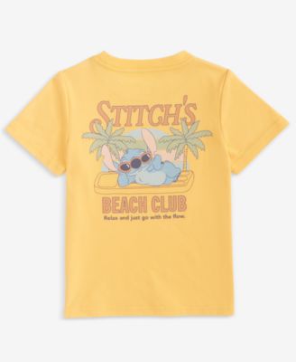Toddler Boys 2T-4T Stitch's Beach Club Graphic Short-Sleeve T-Shirt, Exclusively at Macy's