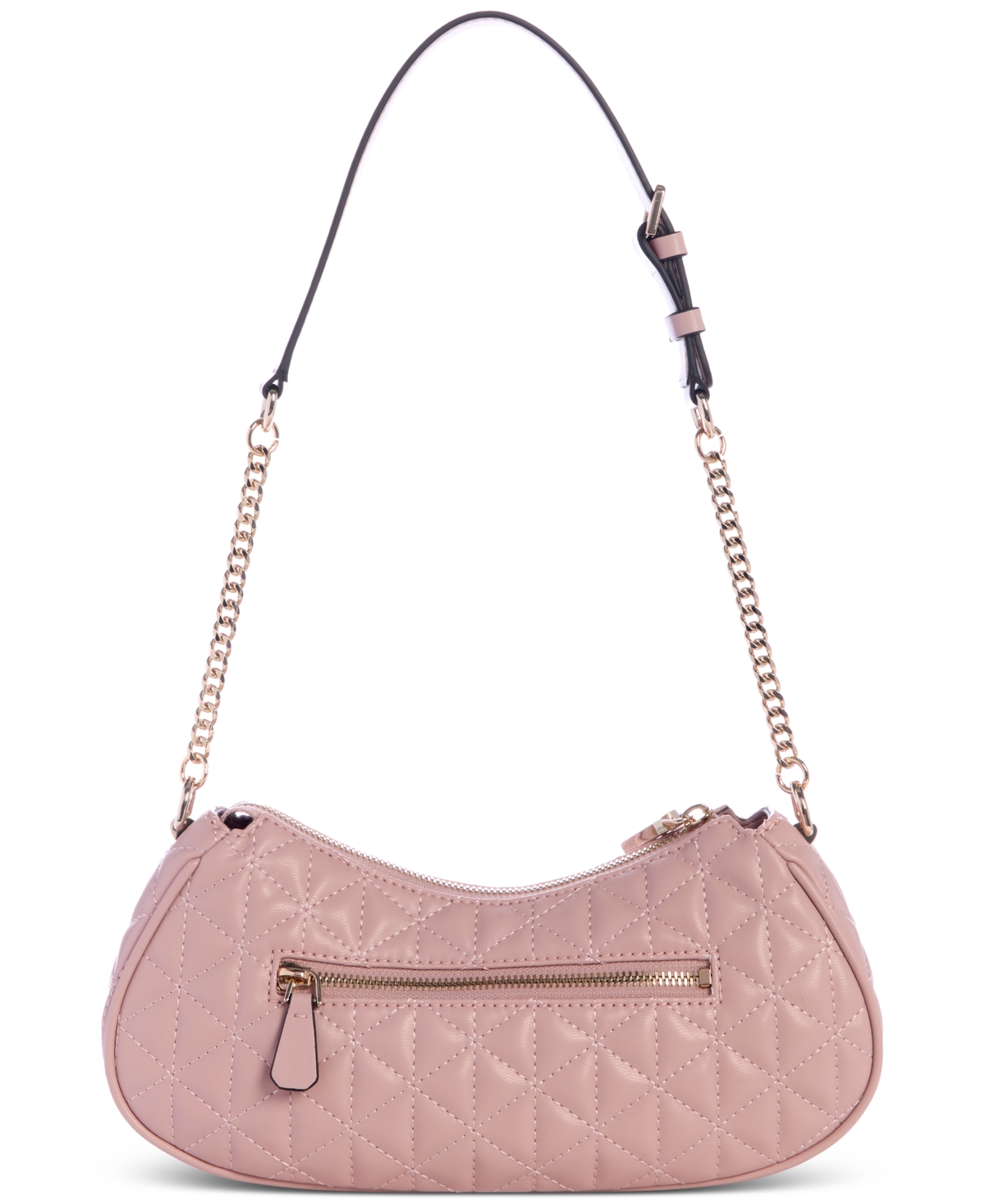 GUESS KORI TOP ZIP MEDIUM QUILTED SHOULDER BAG 
