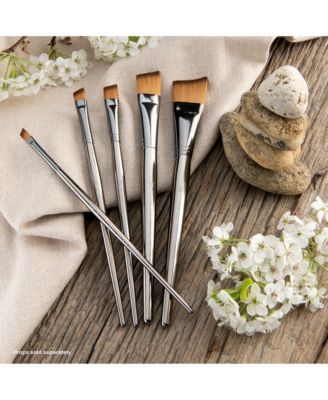 ZEN 73 Series 5pc Multi Media Artist Paint Brush Pack Angular Assorted