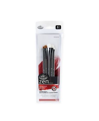 Royal Brush Zen Brush Set, 83 Watercolor Short Handle Brushes, Set D