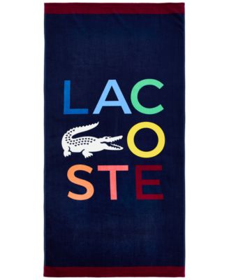 Rainbow Letters Cotton Beach Towel