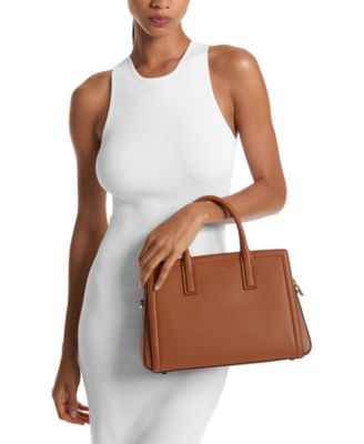 Laila Medium Leather Crossbody Satchel