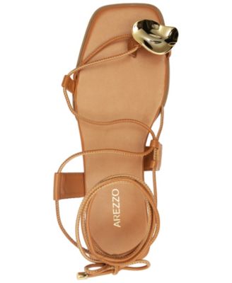 Women's Siena Square Toe Ring Flat Sandals