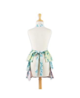 Sweet Floral Ruffle Apron