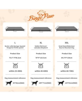 XL Innovative Dog Pet Pillow Bed Microfiber Leather 3D Superfiber Fabric Cushion Bed