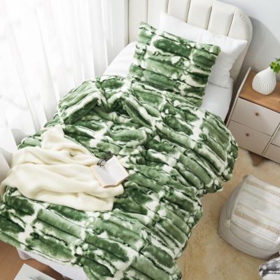 Jelly Rolls Chunky Bunny - Oversized Comforter Set - Green Willow,Twin XL