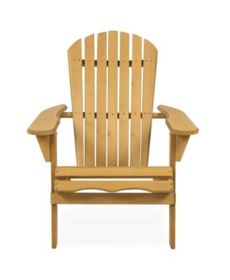 All-Weather Adirondack Large Foldable Chair for Outdoor Comfort