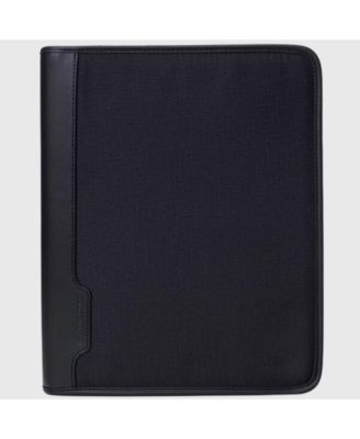 Nylon Zippered Writing Pad Business Portfolio Organizer Padfolio