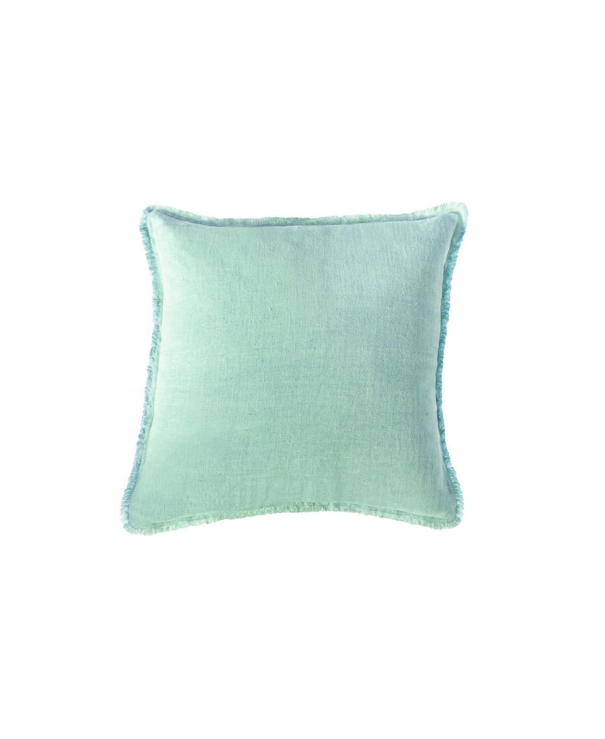 Anaya Home MintSoft Linen Euro Pillow - Green