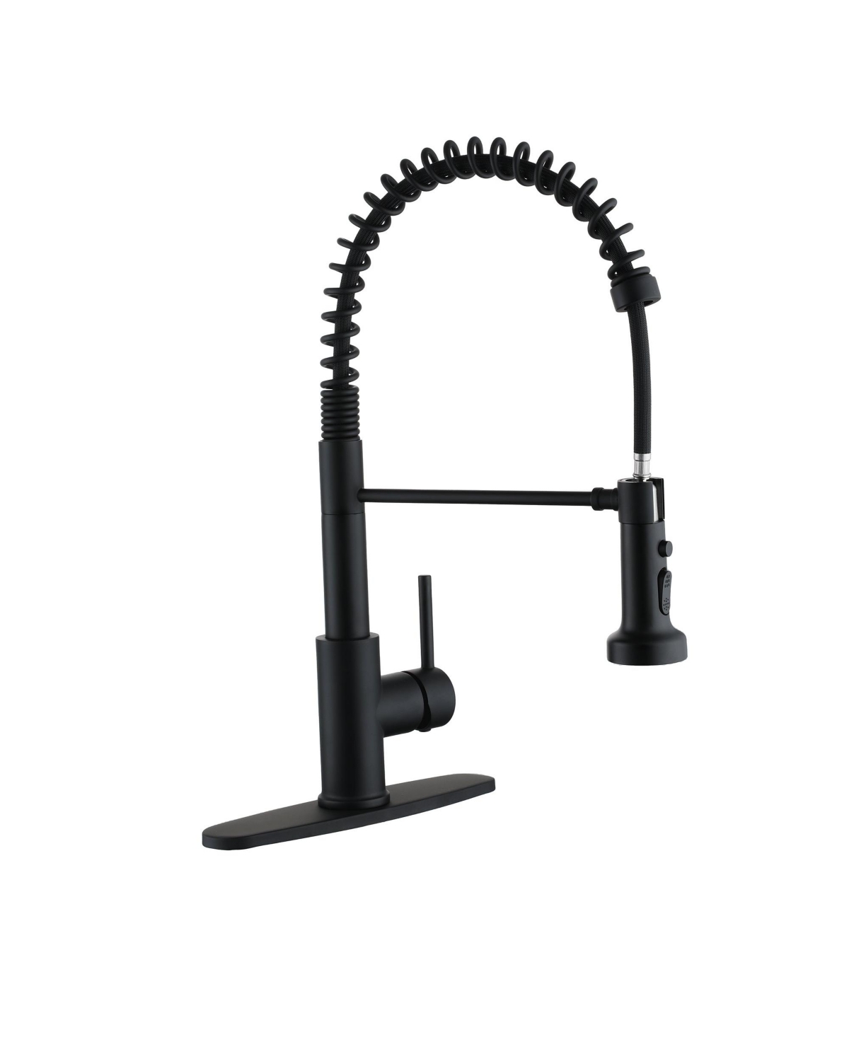 pull down kitchen faucet - Black