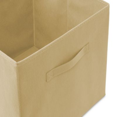 Set of 6 Collapsible Fabric Storage Cube Bins, Pink - 13" Foldable Cloth Baskets for Shelves and Cubby Organizers