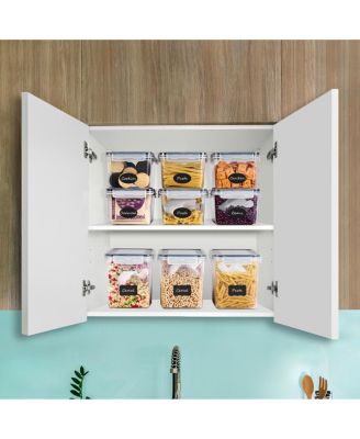 4 Pack (121oz/15cups) Airtight Food Storage Containers with Lids