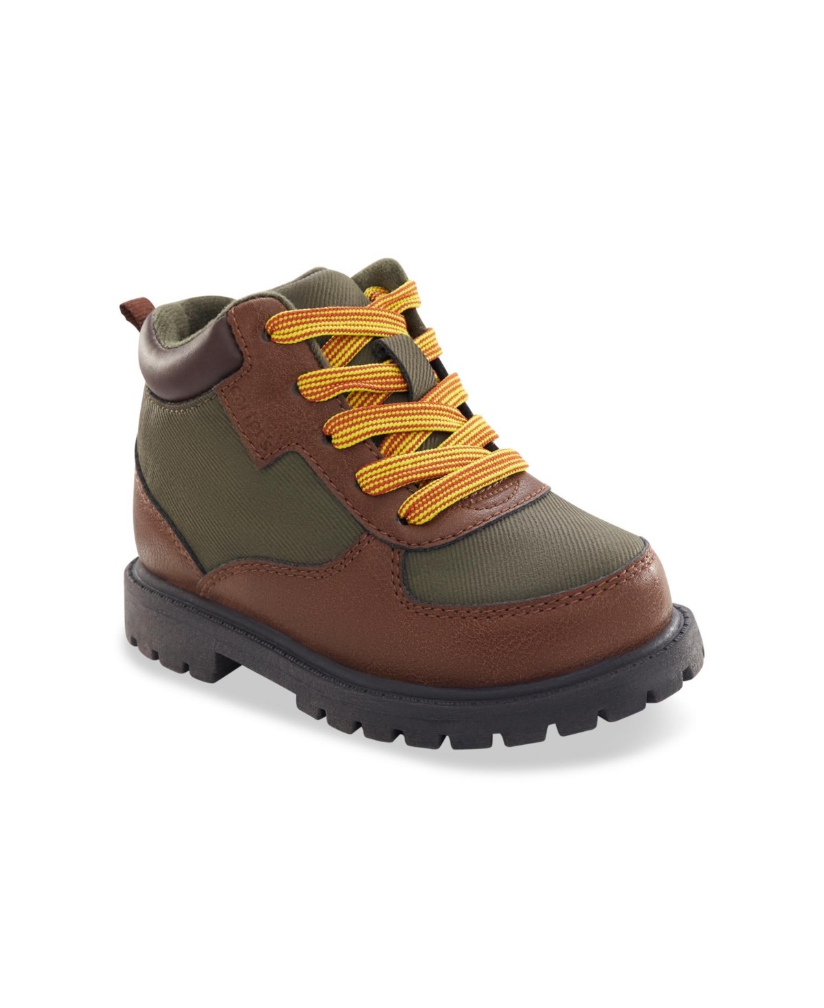 Carter's Toddler Boys Boston Boot In Brown,olive