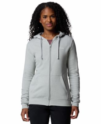 Columbia Women s Cape Lacey Graphic Full Zip Hoodie Gray Hoodies