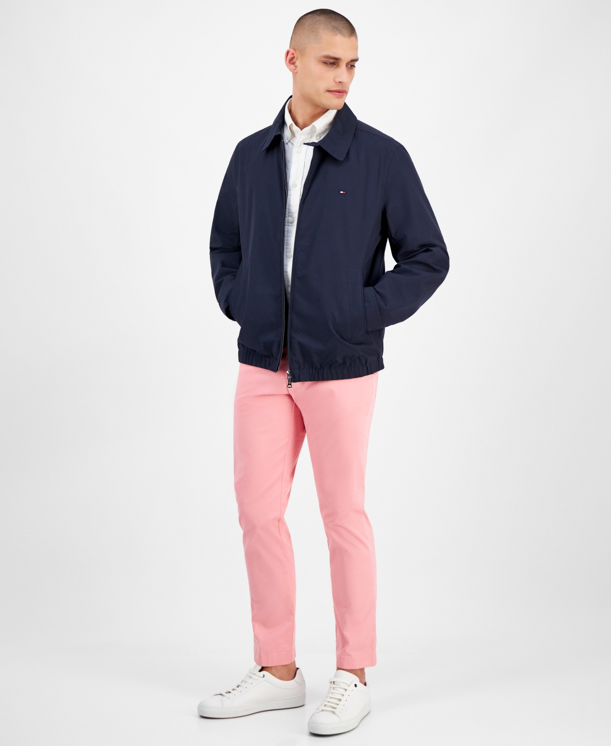 TOMMY HILFIGER MEN'S IVY WATER-RESISTANT FULL-ZIP JACKET 