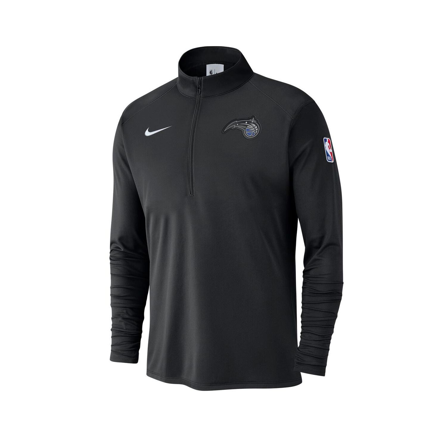 Men's Black Orlando Magic 2024/25 Courtside Performance Half-Zip Top