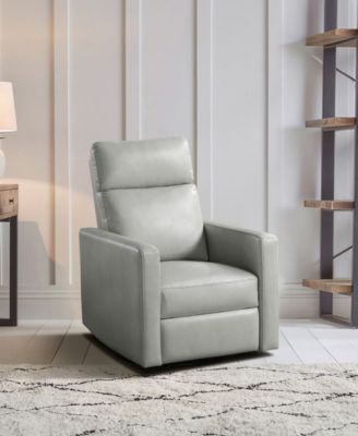 30" White Label Avenue Swivel Glider Reclining Chair