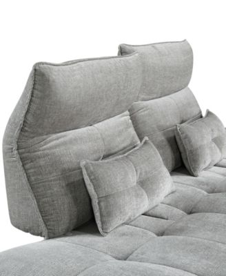 91" White Label Power Adjustable Viggo Sofa