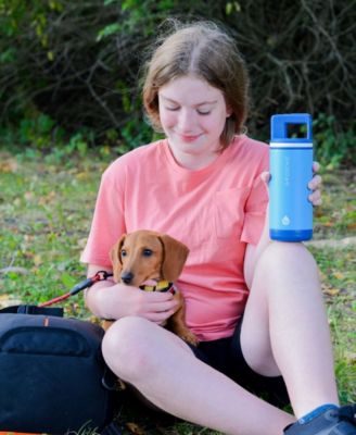 Alpine Flip 'N Sip 16 oz. Kids Insulated Water Bottle with Straw