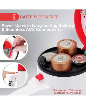 Portable Megaphone with Siren, 20 Watt Power, Aux Input for MP3, Automatic Siren, Lightweight