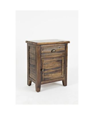 Artisan's Craft Rustic Farmhouse Distressed Solid Wood Accent Table
