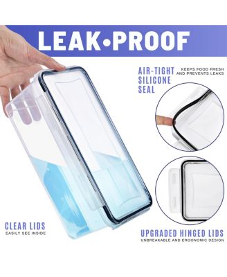 4 Pack (108oz/13.5cups) Airtight Food Storage Containers with Lids