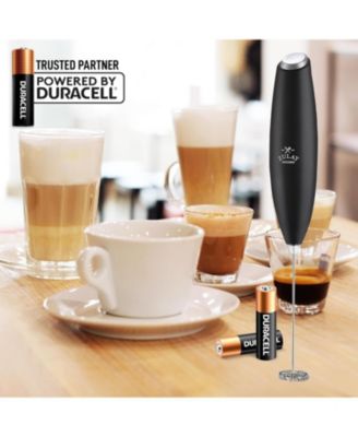 Milk Frother Wand Drink Mixer with AA Duracell Batteries