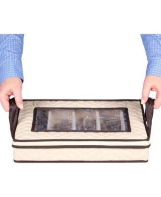 Flatware Storage Case for cutlery - Holds a 12 Serving Set in 5 compartments