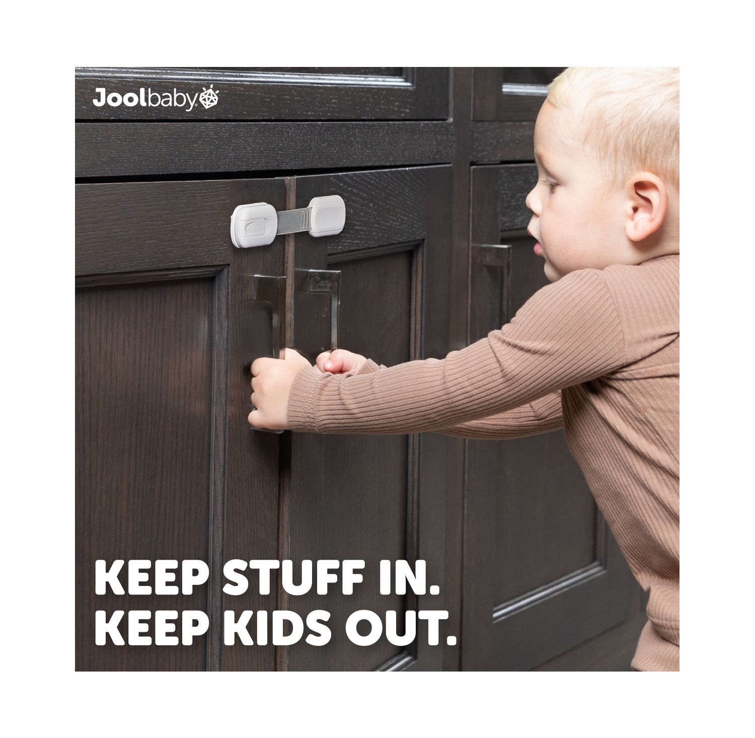 Toddler Multi-Use Safety Strap for Cabinets, Fridges, Drawers, Damage-Free Adhesives Safety - 12 Pack